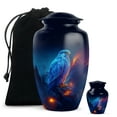 thumbnail image 1 of Eagle Urn, Large And Mini Cremation Urns For Ashes, Urns For Human Ashes Adult Man, Small Funeral Urn For Human Ash Keepsake (Size 10 Inch 1 Pcs & 3 Inch 1 Pcs), 1 of 7