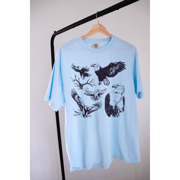 Eagle Vintage Graphic T-Shirt, Vintage Nature Shirt, Retro Eagle Tee, Retro Nature Shirt, Bird Lover Shirt, Bald Eagle Shirt, Eagle Shirt All Size S-5Xl
