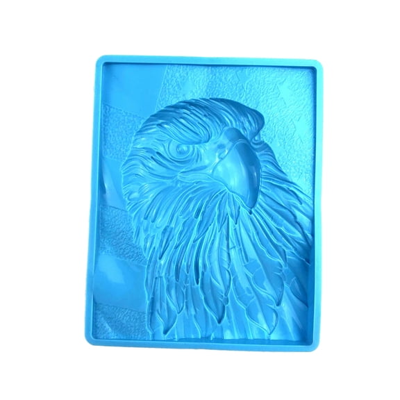 DIY Handmade Animal Home Display Craft Unique Eagle Wall Decor Resin Mold Wall Art Silicone Mold for Epoxy Casting