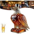 thumbnail image 1 of Eagle Whiskey Bottle, Eagle Whiskey Glass, Eagle Bottle, Funny Whiskey Eagle Bottle, Unique Eagle Animal Whiskey Decanter, Fun Bar Decoration, Gift for Whiskey Dad, Husband, Boyfriend, 1 of 6
