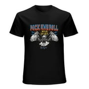 Eagle Wild Spirit Rock And Roll Men’s Graphic T-shirt Vintage Short Sleeve Sport Tee Black L