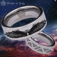 thumbnail image 1 of Eagle Wings Tungsten Carbide Ring, 1 of 6