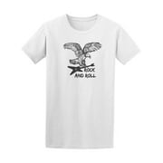 Eagle With Guitar Rock And Roll  Tee Men's -Image by Shutterstock