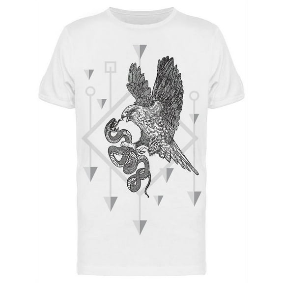Eagle With Snake T-Shirt Men -Image by Shutterstock, Male Small