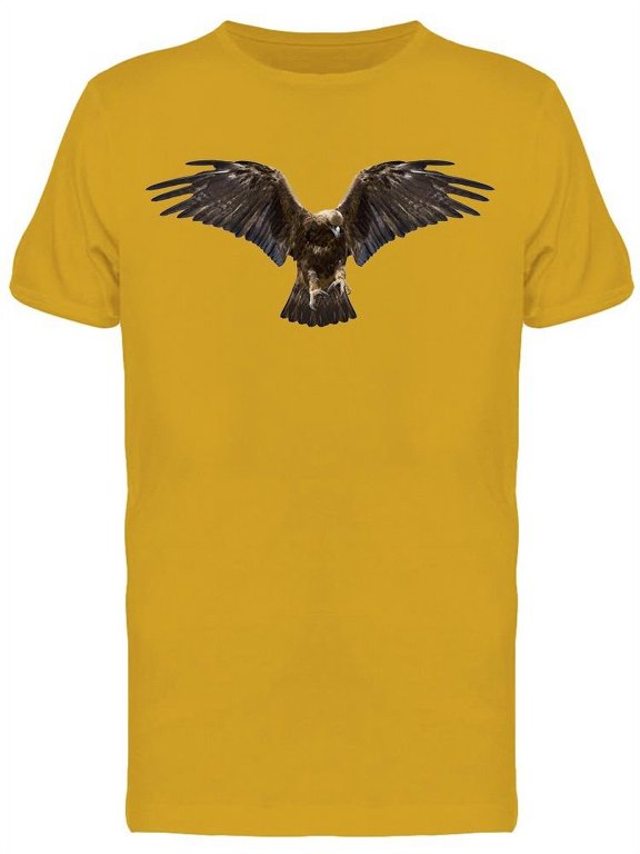 Eagle With Spreads Wings T-Shirt Men -Image by Shutterstock, Male Large