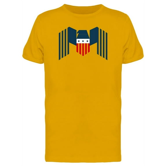 Eagle With Usa Flags T-Shirt Men -Image by Shutterstock, Male Medium