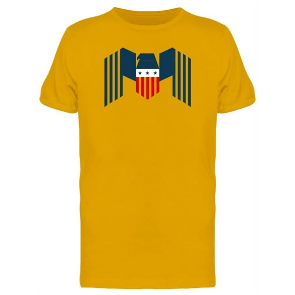 Eagle With Usa Flags T-Shirt Men -Image by Shutterstock, Male x-Large