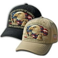 thumbnail image 1 of Eagle and Liberty United States, 250th Anniversary Hat, Adjustable Bald Eagle Embroidery Patriotic Baseball Cap for Veterans, 1 of 10
