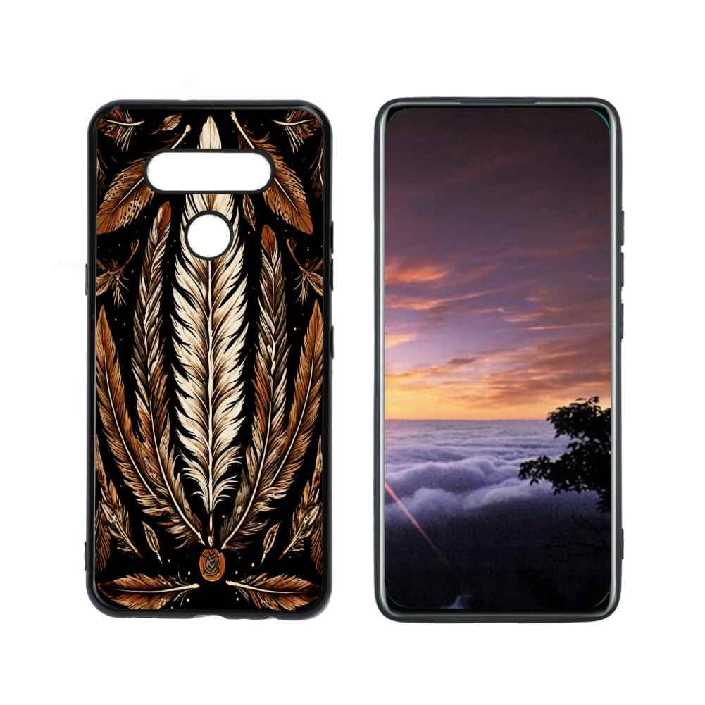 Eagle-feather-pattern-51 phone case for LG K51 for Women Men Gifts ...