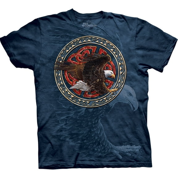 Eagle in Tribal Design T-Shirt - Small