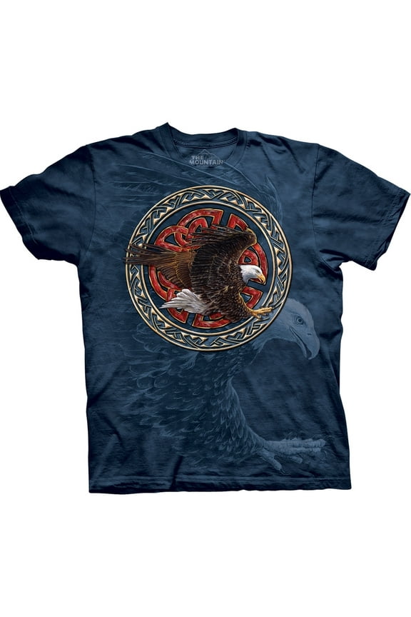 Eagle in Tribal Design T-Shirt - Small