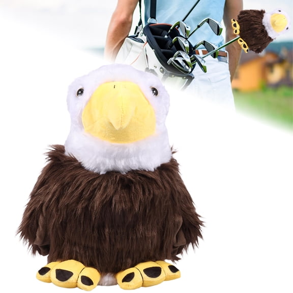 Eagle&nbsp;Golf Club Head Cover Golf Head Cover Funny Animal Plush Driver Cover for 460CC Golf Club Driver Head Cover