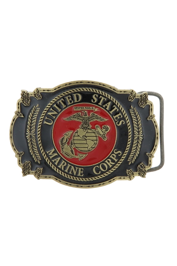 EagleEmblems B0127 Buckle-USMC Logo (3.125'')