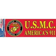 EagleEmblems BM0075 Sticker-USMC,Americas 911 3.5x10