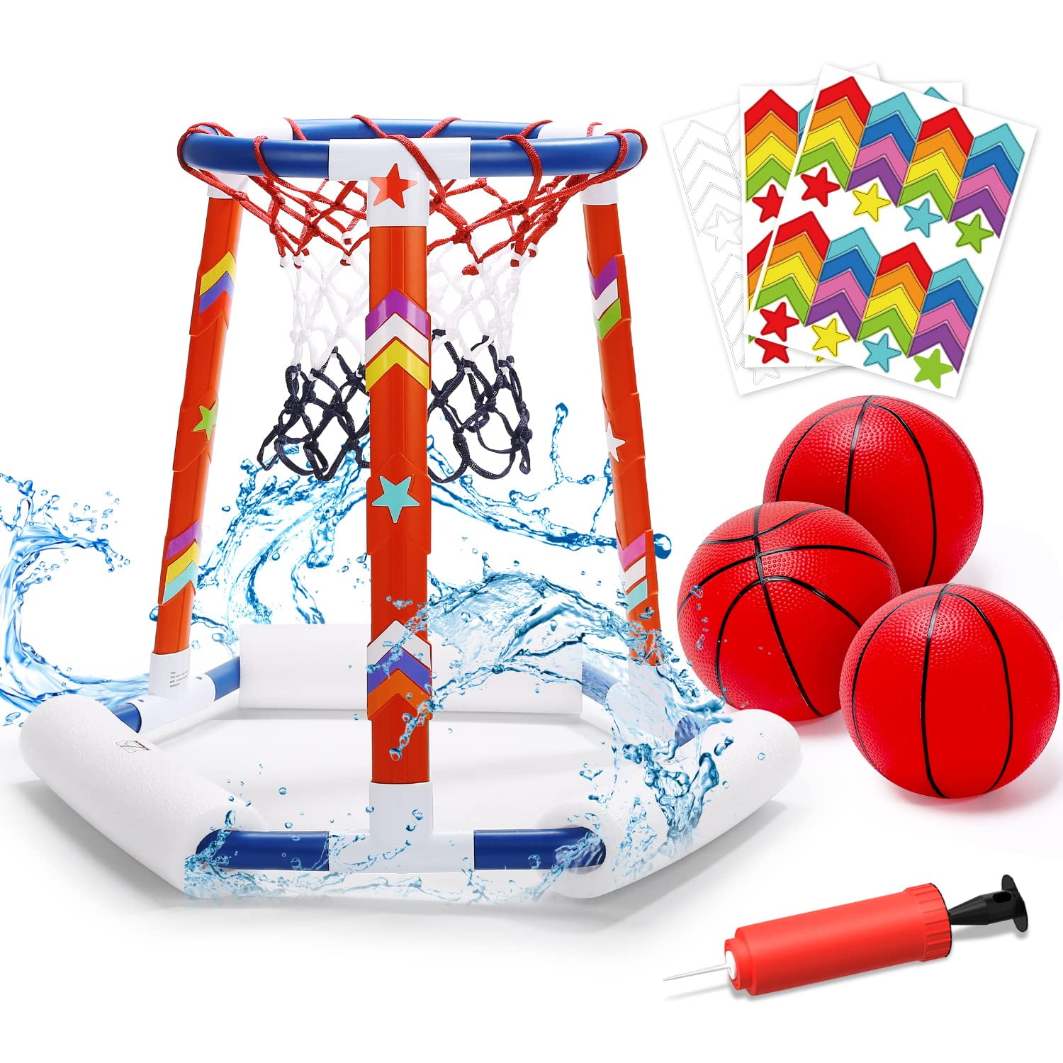 Basketball Hoop Pool Inflatables Big W EagleStone Floating