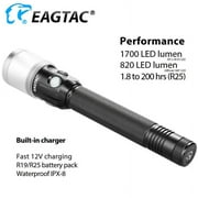 EagleTac GX30L2R Diffuser 1700 lumen LED array CREE XP-L HI V3 Kit