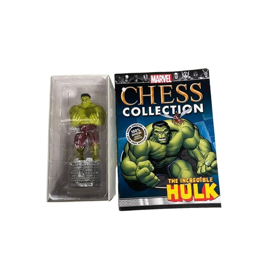 Eaglemoss Marvel Chess Piece Hulk Rook with Magazine