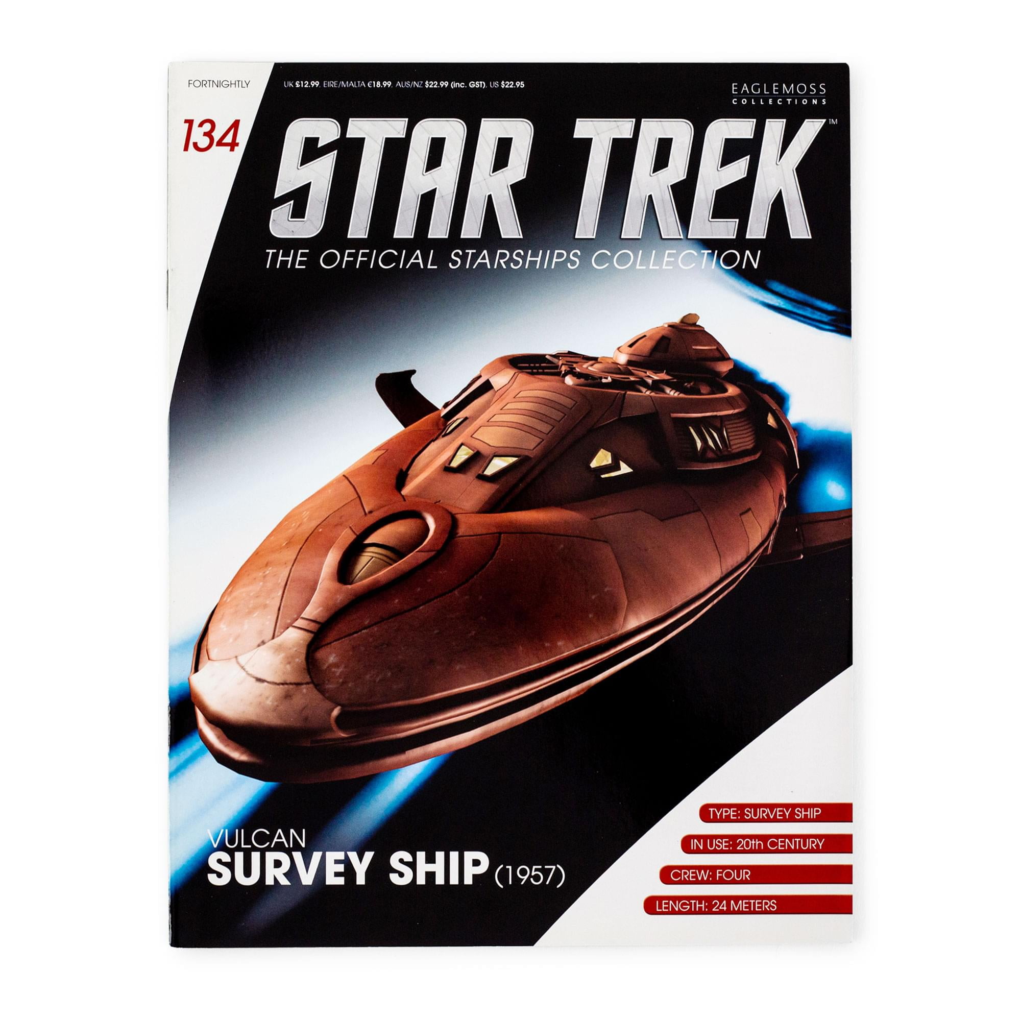 Eaglemoss Star Trek Starships Vulcan Survey Ship Magazine
