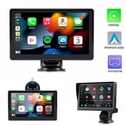 eaglerich شاشة تعمل باللمس 7 بوصة سيارة محمولة ستيريو بلوتوث لاسلكي التفاح carplay android auto car multimedia fm player