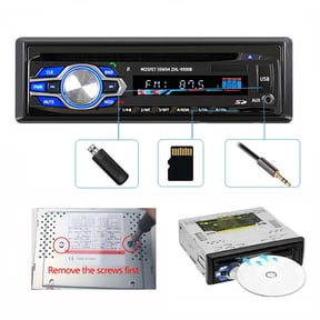 Eaglerich Car In-dash Head Unit 1 Din Car Stereo with Remote Control, 12V and Multimedia Player