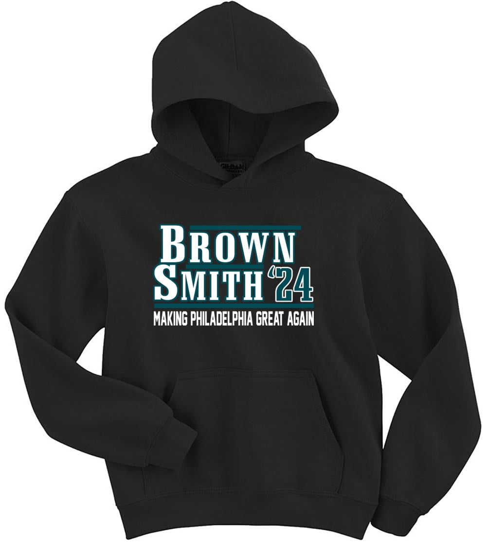 Eagles AJ Brown DeVonta Smith 24 Hooded Sweatshirt