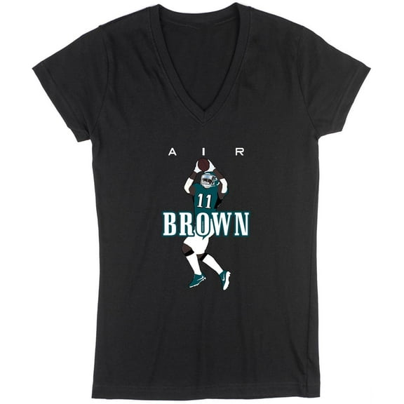 Eagles Air AJ Brown LADIES V-NECK T-shirt