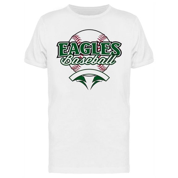 Eagles Baseball. Banner T-Shirt Men -Image by Shutterstock, Male 3X-Large