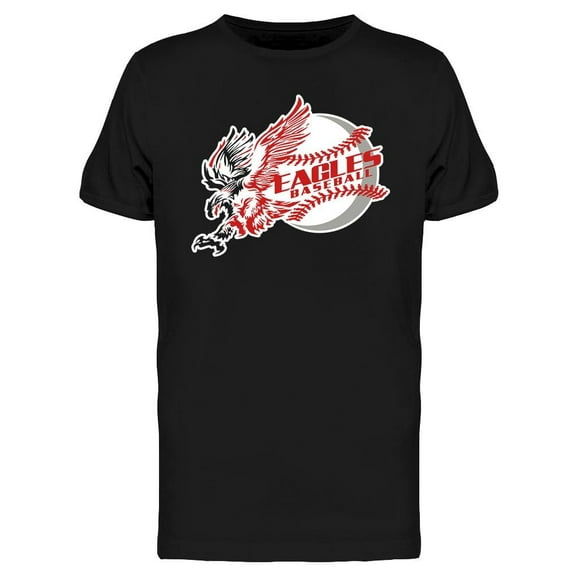 Eagles Baseball Team Design  T-Shirt Men -Image by Shutterstock, Male Small