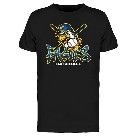 Eagles Baseball Team Graphic T-Shirt Men -Image by Shutterstock, Male Medium