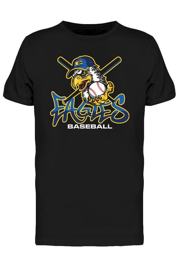 Eagles Baseball Team Graphic T-Shirt Men -Image by Shutterstock, Male Medium