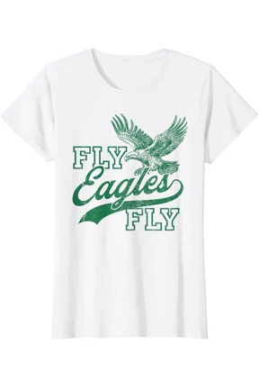 Eagles Fly Vintage Eagles Flying Bird Distressed T-Shirt Unisex S-5XL Hot Trending Shirt, Vintage Birthday Gift