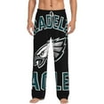 thumbnail image 1 of Eagles Football Team Men's Autumn And Winter Home Print Long Pajama Pants With a Pocket on Each Side and fan Pattern Custom Style, 1 of 9