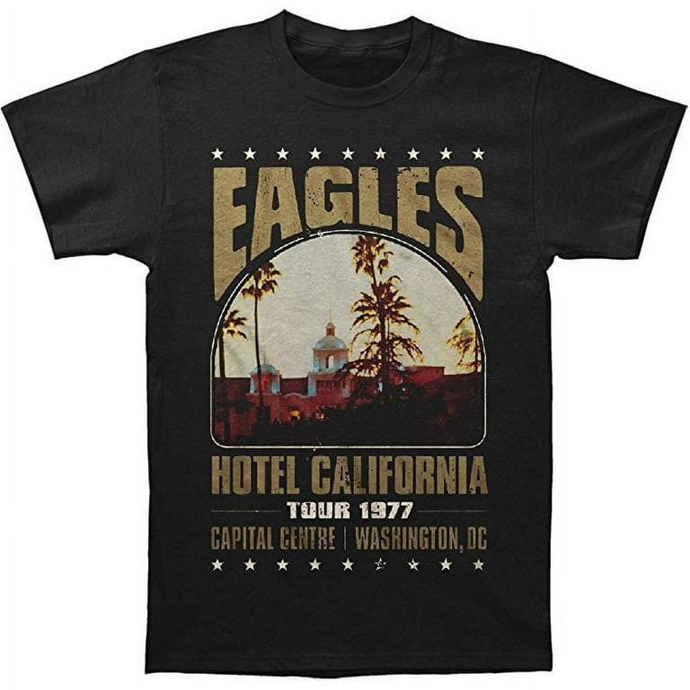Eagles Hotel California Tour 1977 Men s T Shirt Walmart