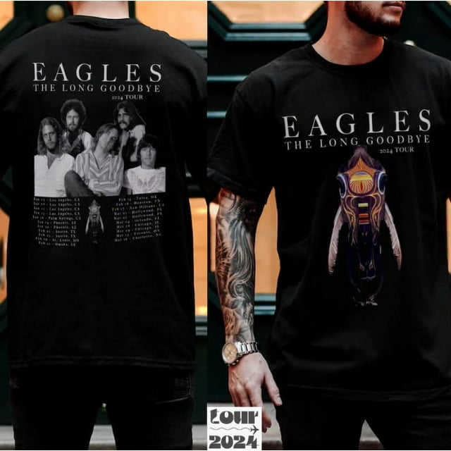 Eagles Long 2024 Tour Goodbye TShirt