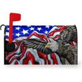 thumbnail image 1 of Eagles Mailbox Cover Standard Size 18x21 Inch Labor Day Magnetic Mailbox Covers Waterproof Mail Box Covers Post Wraps Letter Box Cover for Home Garden Yard Decor, 1 of 6