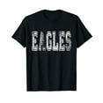 thumbnail image 1 of Eagles Mascot Distressed Vintage School Sports Name Fan T-Shirt, 1 of 5