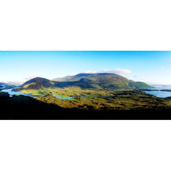 Eagles Nest Killarney Co Kerry Ireland Canvas Art - The Irish Image Collection Design Pics (34 x 13)
