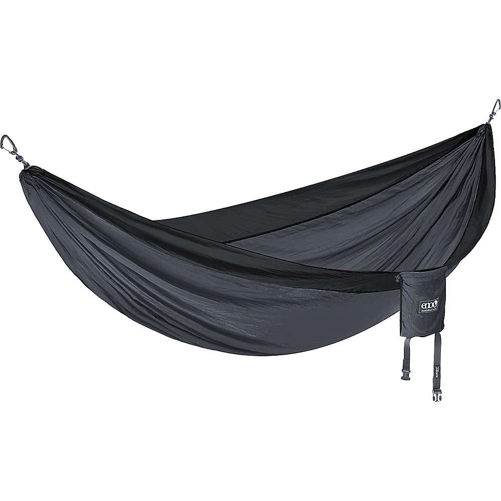 Charcoal and Black FreeWave Nylon DoubleNest Camping Hammock