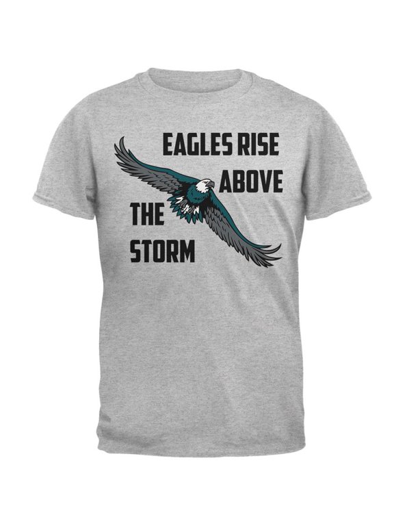 Eagles Rise Above The Storm Mens T Shirt Heather MD
