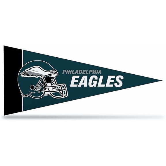 Eagles Small Pennant, 4" x 9" - 8 Pack