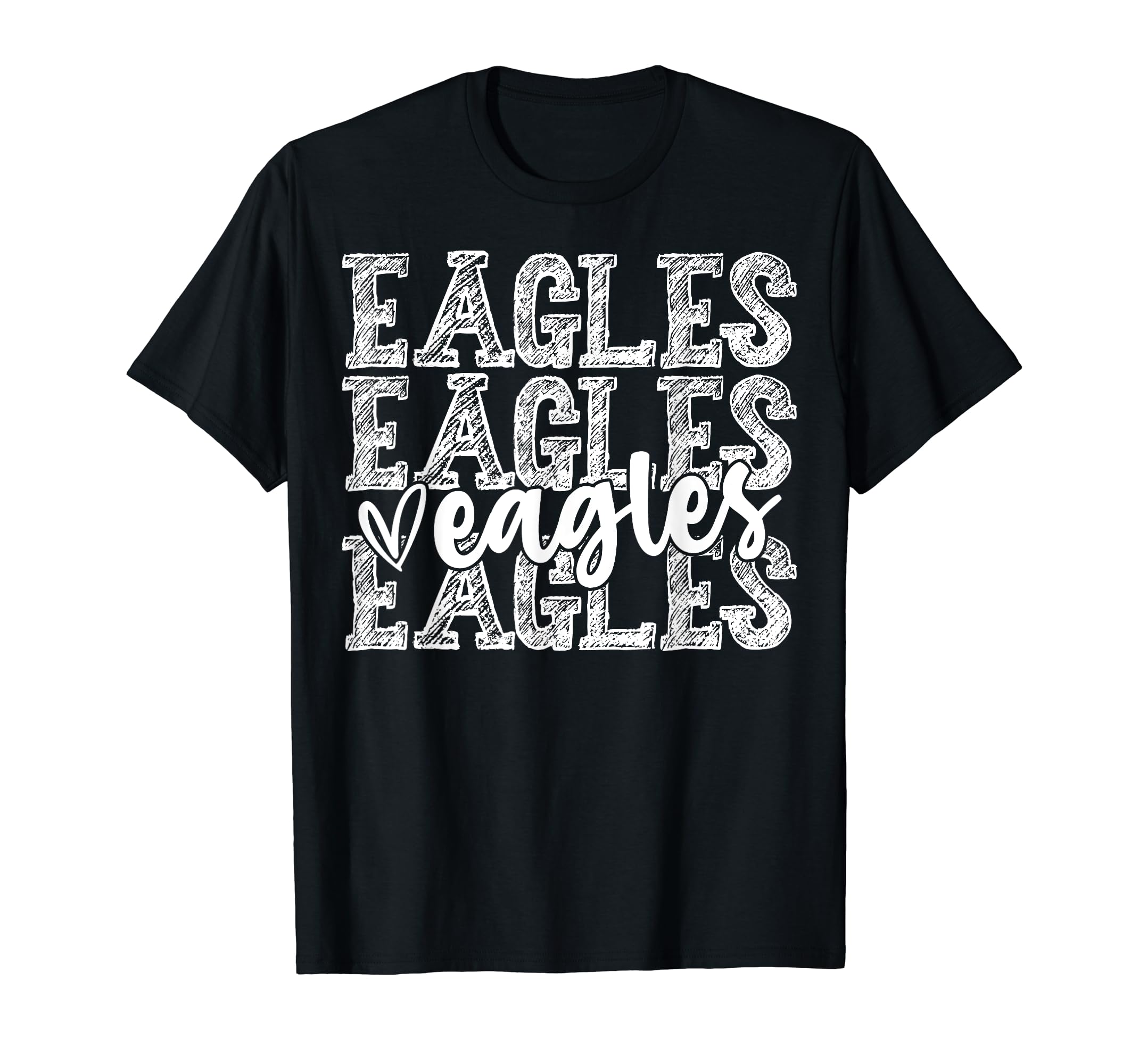 Eagles Spirit Wear Game Day School Mascot Sport Fan Team T-Shirt ...