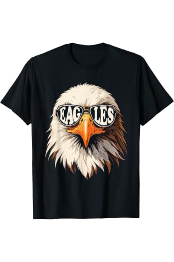 Eagles With Sunglasses Cool Face Eagle Flying Bird Classic T-Shirt