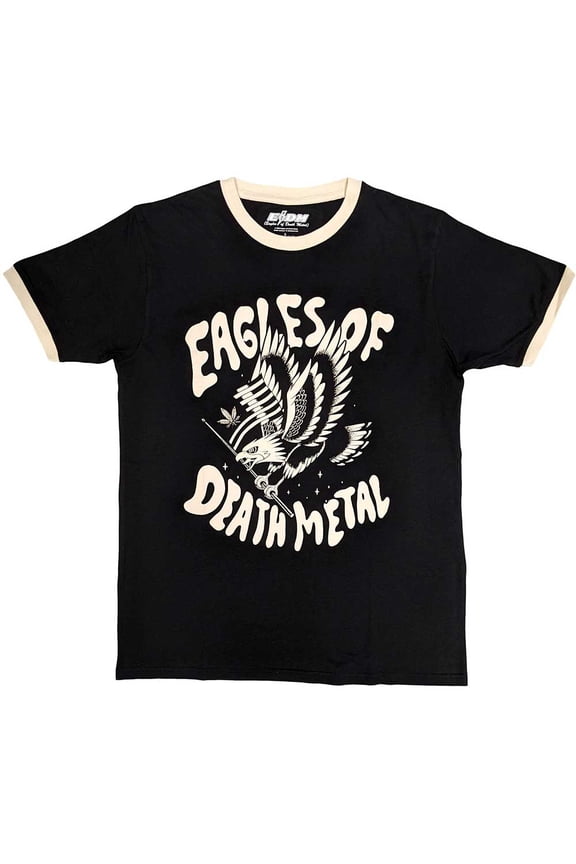 Eagles of Death Metal Unisex Ringer T-Shirt: Eagle Ringer (Medium)