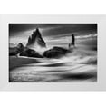 thumbnail image 1 of Eaglesfield, Philip 18x13 White Modern Wood Framed Museum Art Print Titled - Iceland Rocks, 1 of 4