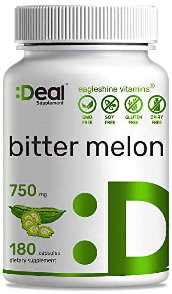 Eagleshine Vitamins Bitter Melon 1500mg, 200 Capsules, Wild Bitter