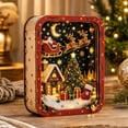 thumbnail image 1 of Eagokdc Christmas Diamond Art Kits for Adults Wooden House Shaped Pearl Art, Home Decor Art Craft Kit Upgraded Beads Craft for Holiday Family Activity, 1 of 6