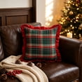 thumbnail image 1 of Eagokdc Christmas Pillow Cases Cozy Soft Backrest Pillow Cover, Fade Resistant and Washable Pillowcase for Dormitory Office Couch Sofa Bed, 1 of 9