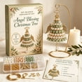 thumbnail image 1 of Eagokdc Christmas Tree Beaded Craft Kit Diamond Beads Art Craft for Adults, DIY 3D Tabletop Tree for Gathering Party Decor, Tiered Tray Windowsill Mantel Ornaments, 1 of 6