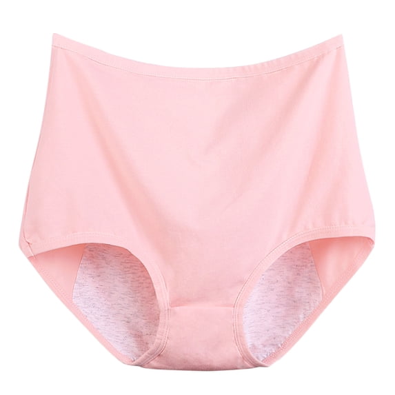 Eagokdc Cotton Underwear for Women High Waisted Full Coverage Plus Size Soft Comfort Panties Briefs Size XL-6XL