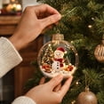 thumbnail image 1 of Eagokdc Light‑Up Ball Hanging Decorations Christmas Clear Globe Ornaments, Farmhouse Hanging Balls for Christmas Tree Wall Window Ceiling Decor, 1 of 7